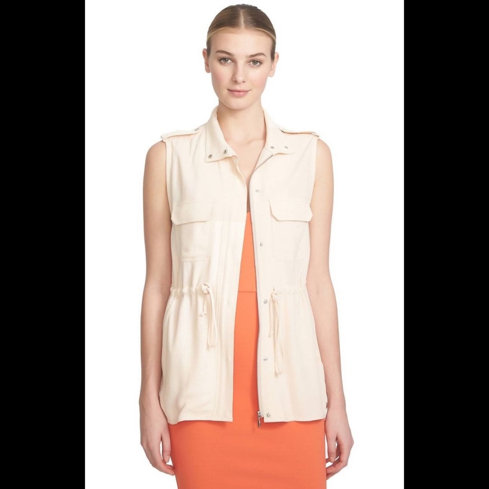 1. STATE Zip Front Patch Pocket Lightweight Utility Vest